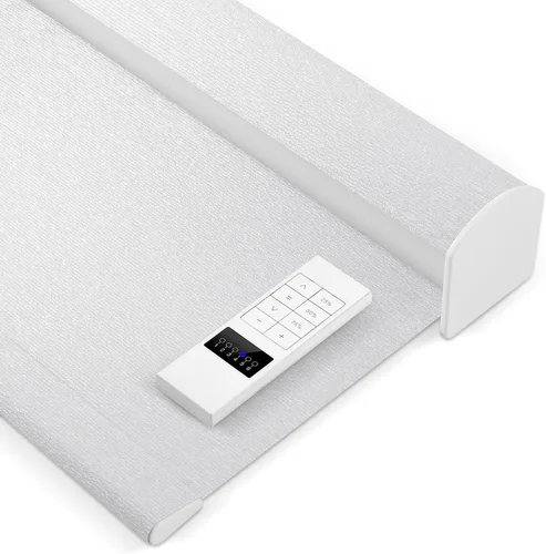 Vista 42 de Zshine Persianas opacas motorizadas con ancho personalizado (23-95 pulgadas), persianas enrollables inalámbricas y recargables con control remoto