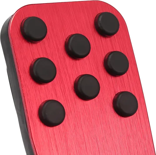Vista 7 de X AUTOHAUX Cubiertas antideslizantes para pedal de acelerador de gas y freno de aleación de aluminio sin perforación, almohadillas de pedal