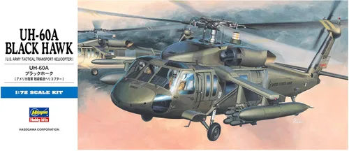 Vista 3 de Helicóptero halcón negro 1/72 UH-60 A de Hasegawa