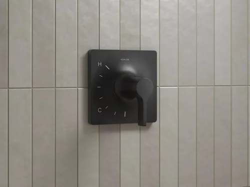 Vista 3 de KOHLER TS28127-4G-BL Venza Rite-Temp - Kit de molduras para bañera y ducha, 1.75 GPM, negro mate