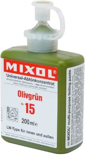 Vista 64 de Tintes universales Mixol, Negro (01) 20 ml