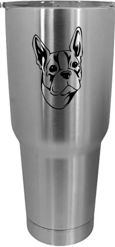 Vista 510 de Cairn Terrier - Vaso grabado con temática de perro, 30 onzas