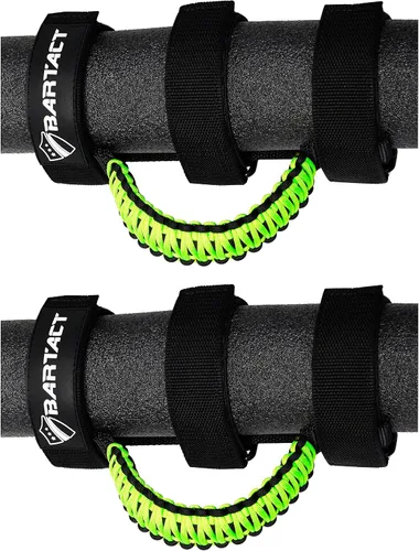 Vista 15 de Bartact Asas de Agarre para Barra Antivuelco Jeep Wrangler JL, JK, TJ, YJ y Jeep Gladiator 1955–2023 Hebilla de Metal Mejorada, Asas de Agarre