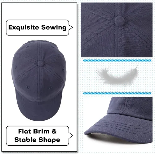 Vista 10 de Peecabe Gorra de béisbol para niños pequeños, unisex, de algodón, ajustable, para bebés, niños, gorra de béisbol para niñas de 1 a 5 años