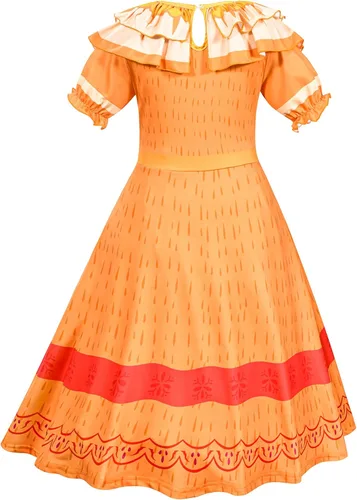 Vista 5 de Kaisebile Princess Costume Dress for Girls Birthday Halloween Party Dress Up with Accessories