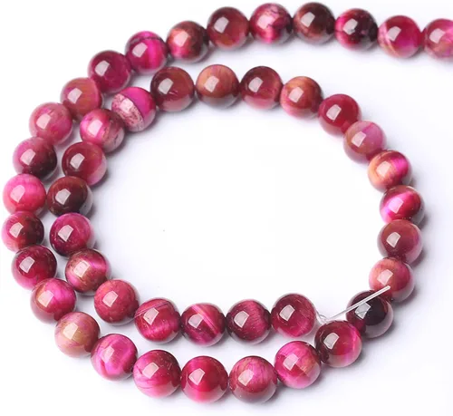 Vista 145 de 100 cuentas de piedra multicolor natural de 0.236 pulgadas (0.236 in), cuentas espaciadoras sueltas redondas para hacer pulseras, collares, aretes