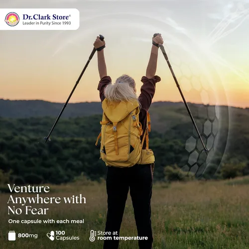 Vista 8 de Dr. Clark - Suplemento de betaína HCL con pepsina, 800 mg, 100 cápsulas de gelatina