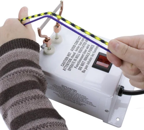 Vista 3 de Eléctrico Cortador De Cuerda – 120 V V, 48 W, térmico, caliente cuchillo de hoja para Paracord tela Belting lazo tela cortador de cuerda y Premium