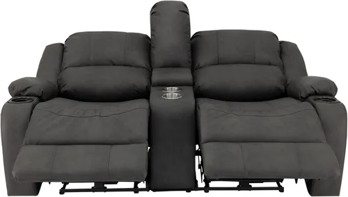 Vista 10 de RecPro Charles - Sofá reclinable doble de pared de 67 pulgadas, para autocaravana, con tela mejorada (color plomizo)