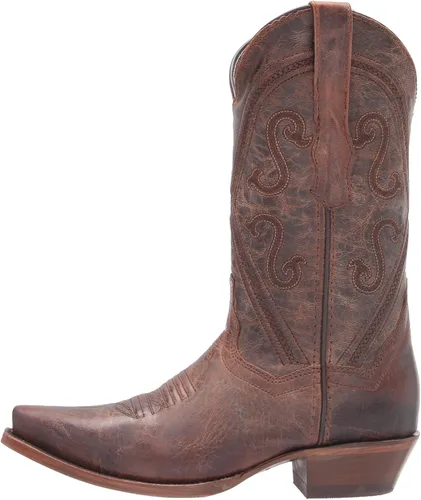 Vista 8 de Soto Boots Botas vaqueras de cuero Cheyenne para mujer, botas vaqueras de cuero genuino, botas de vaquero hechas a mano para mujer M50041