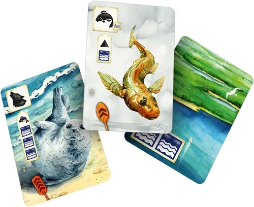 Vista 6 de Meadow Downstream Juego de mesa EXPANSIÓN Estrategia Aventura Naturaleza Diversión Familiar para Adultos y Niños a partir de 10 a 4 jugadores