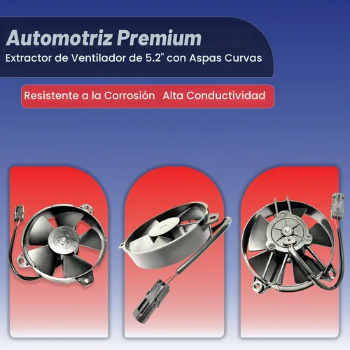 Vista 7 de Spal 30103059 Ventilador extractor de 5.2 pulgadas, 12 voltios, hoja recta de alto rendimiento, 342 cfm, VA31-A101/46A, conector sellado, paquete