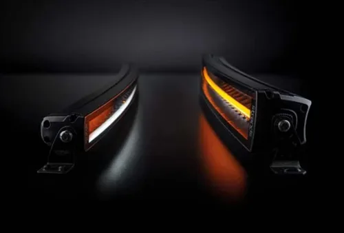 Vista 7 de Siberia Barra de luz LED de doble fila curvada DR de 22 ″