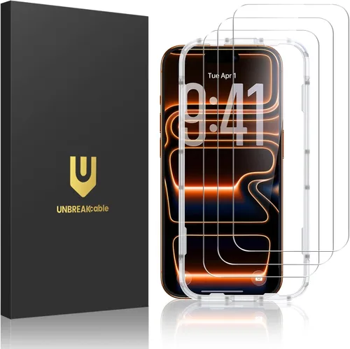 Vista 22 de UNBREAKcable Protector de pantalla de vidrio templado inastillable para iPhone SE 2022/SE 2020, iPhone 8/7 [paquete de 3] [99.99% transparente HD]