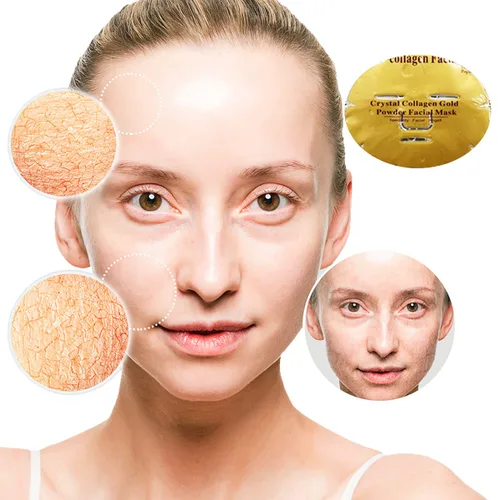 Vista 8 de 15 máscaras faciales de colágeno, mascarilla hidratante para el cuidado de la piel con ácido hialurónico y colágeno hidrolizado para hidratación