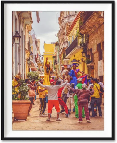 Vista 6 de Juego de 6 impresiones fotográficas vintage de Cuba, sin marco, arte de pared con La Habana, cultura cubana y autos antiguos clásicos, perfecto