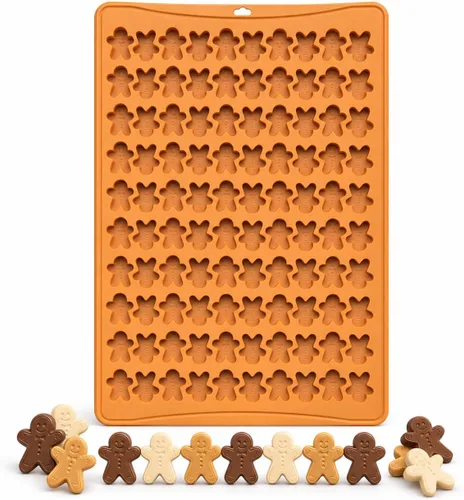 Vista 12 de Mini molde de silicona para árbol de Navidad, bandeja gomosa de caramelo de Alfombrilla flexible de una sola pieza para una fácil liberación, ideal