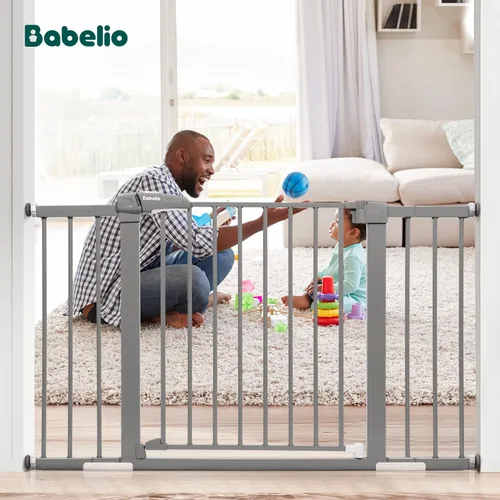 Vista 5 de Babelio Varillas de husillo roscadas M10 (0.394 pulgadas), kit de pernos de tornillo para puertas de bebé, apto para todas las puertas montadas a