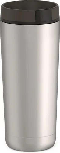 Vista 2 de THERMOS ALTA SERIES - Vaso de acero inoxidable de 18 onzas, acero mate/negro espresso