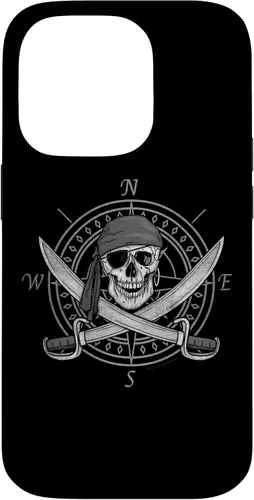 Vista 17 de Pirate Skull and Cutlasses Compass Distressed Case for iPhone 17