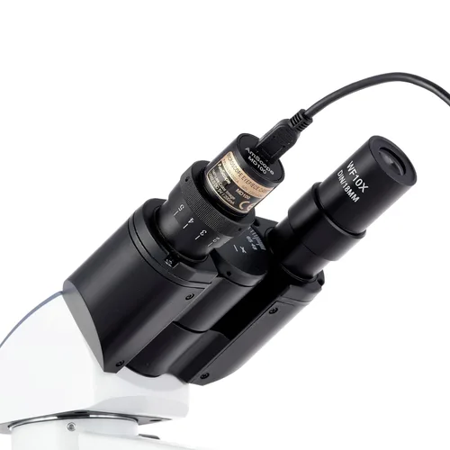 Vista 4 de AmScope - Cámara de microscopio digital CMOS de color USB 2.0 de 1MP - MD100