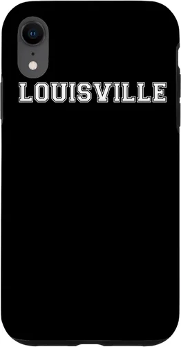 Vista 24 de iPhone 16 College University style Louisville Kentucky Sports Fan Case