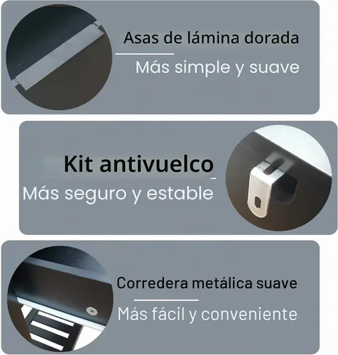 Vista 8 de TaoHFE Mesa de entrada negra con cajón, mesa consola estrecha moderna de madera con almacenamiento, mesa de pasillo, mesas de sofá para sala