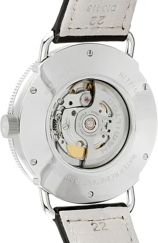 Vista 2 de Hamilton Khaki Navy Pioneer Silver Dial SS Cuero Automático Hombres Reloj H77715553, plateado, Reloj automático