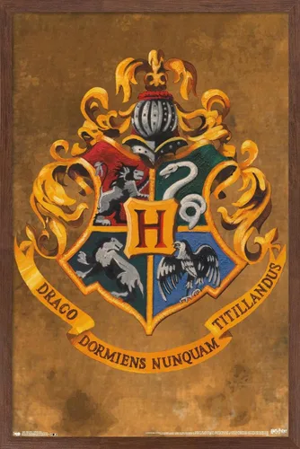 Vista 10 de Trends International Wizarding World: Harry Potter-Hogwarts, póster de pared con cresta de 14.725 x 22.375 pulgadas, versión enmarcada de madera