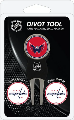 Vista 3 de Team Golf NHL Adult-Unisex Divot Tool Pack with 3 Golf Ball Markers