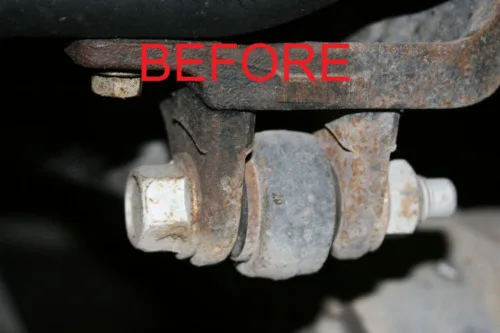 Vista 3 de 2005-2024 F250/F350 SRW Superduty 4x4 Death Wobble Track Bar Fix