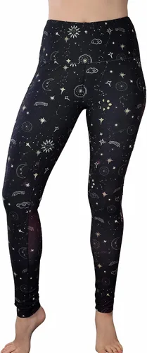 Vista 2 de Comfy Yoga Leggings de yoga estampados con bolsillos para mujer, pantalones de yoga de cintura alta, suaves y ligeros leggings de entrenamiento