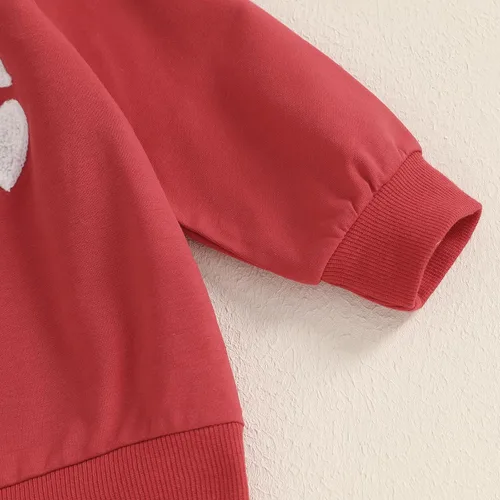 Vista 74 de Sudadera con cuello redondo para el día de San Valentín para bebé, niña, niño, para el día de San Valentín