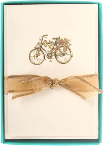Vista 16 de Graphique Tarjetas de Apple, paquete de 10 tarjetas con sobres, saludos para todas las ocasiones, interior en blanco, relieve de lámina dorada