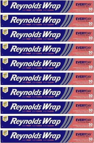 Vista 10 de Reynolds Wrap Papel de aluminio (30 pies cuadrados (paquete de 3))