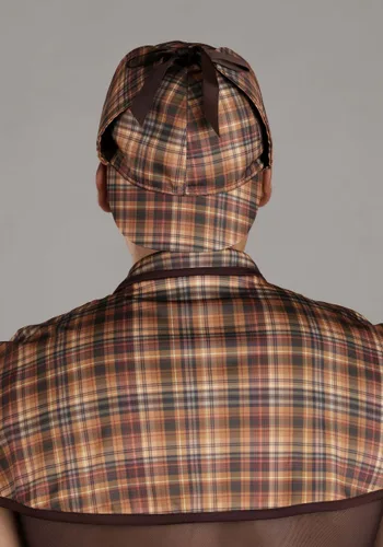Vista 5 de Disfraz Masculino de Sherlock Holmes Detective Apuesto Multicolor