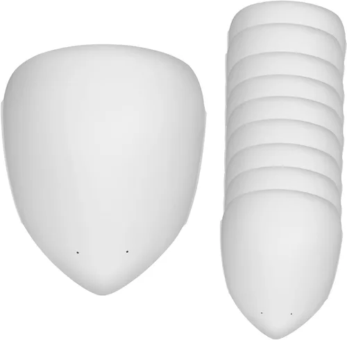 Vista 7 de Paquete de 5 y 10 máscaras de cosplay de bricolaje de plástico blanco blanco máscara de cara completa pintable de anime artesanal máscara de disfraz