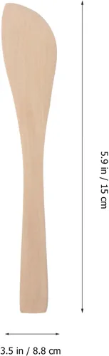 Vista 3 de DOITOOL 20 cuchillos de mantequilla de madera, esparcidores de queso de gelatina de 5.9 pulgadas, esparcidores de mermelada de pan, mini espátulas