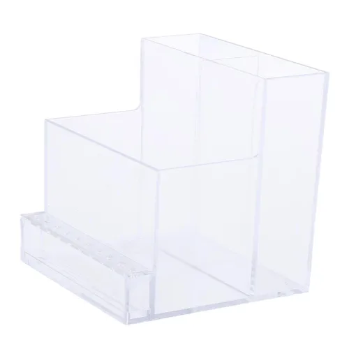 Vista 8 de F Fityle Soporte para brocas de uñas de 13 agujeros, organizador de manicura, altura: 4.1 in; ancho: 10,5/4,1 pulgadas; longitud inferior: 3.8