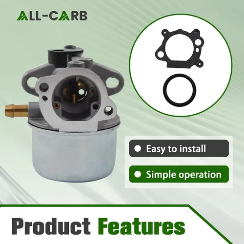 Vista 2 de ALL-CARB 799868 799872 Carburador con junta y junta tórica de repuesto para modelos 498170 497586 497314 698444 498254 497347 Reemplaza 790821 498255