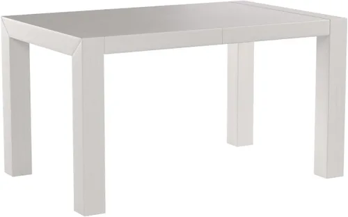 Vista 5 de Mobili Fiver, Iacopo Mesa de comedor extensible, color blanco Ashwood, fabricada en Italia