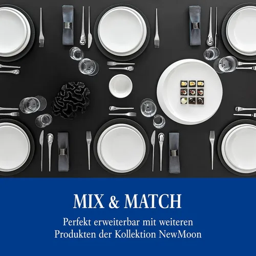 Vista 6 de Villeroy & Boch New Moon - Cubiertos de acero inoxidable (30 unidades)