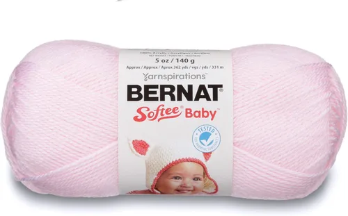 Vista 15 de Bernat Softee Baby Cotton Aqua Mist - Ovillo de lana para bebé, paquete de 3 unidades de 4.25 onzas, mezcla, 3 DK (ligero), 254 yardas