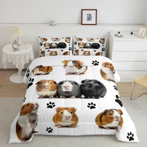 Vista 41 de Erosebridal Juego de ropa de cama individual para niñas, juego de edredón de juegos para niños, juego de cama de juegos para niños, color naranja