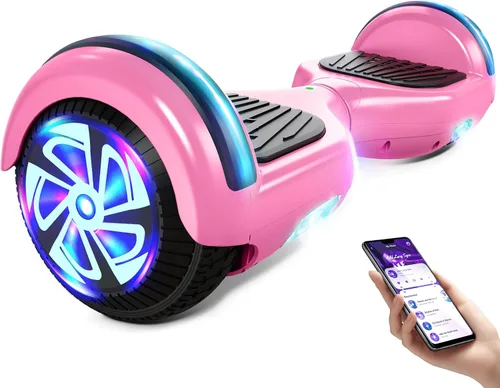 Vista 13 de CBD Hoverboard, Bluetooth 6.5" All-Terrain Off-Road Scooter with LED Lights Negro