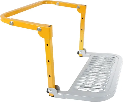 Vista 8 de DICMIC Escalón de neumático plegable y resistente para camión, SUV y RV, escalón ajustable montado en neumático se adapta a la mayoría de neumáticos