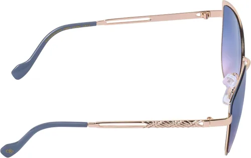 Vista 3 de Jessica Simpson Women's J5962 Refined Metal Cat Eye Sunglasses with UV400 Protection - Glamorous Sunglasses for Women, 59mm