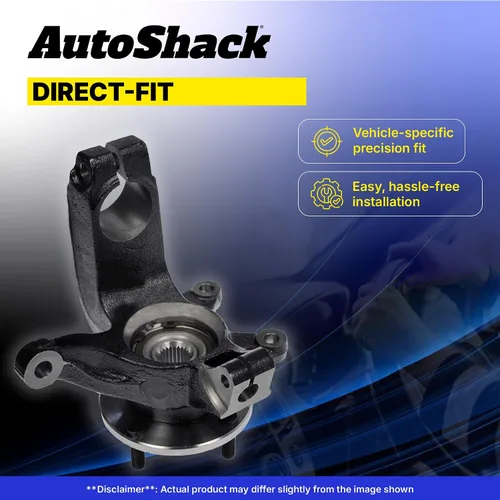 Vista 3 de AutoShack Conjunto de cojinetes de cubo de dirección y cubo de rueda con carga frontal, lado del conductor para Ford & Mercury, Escape 2005-2012