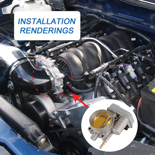 Vista 6 de Cuerpo del acelerador para Buick Rainier para Chevrolet Colorado Impala Trailblazer EXT para GMC Canyon Envoy XL XUV para Hummer H3 para Isuzu
