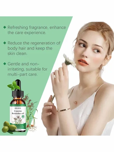 Vista 5 de Generic Aceite de Cyperus Rotundus, aceite de depilación natural para todo tipo de piel, 2.0 fl oz (1)